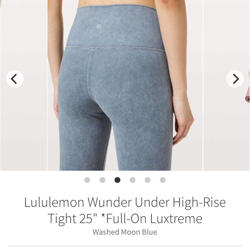 Lululemon Athletica WUNDER Under High-Rise Leggings